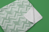 Verdant Herringbone Velveteen Fleece Throw Blanket