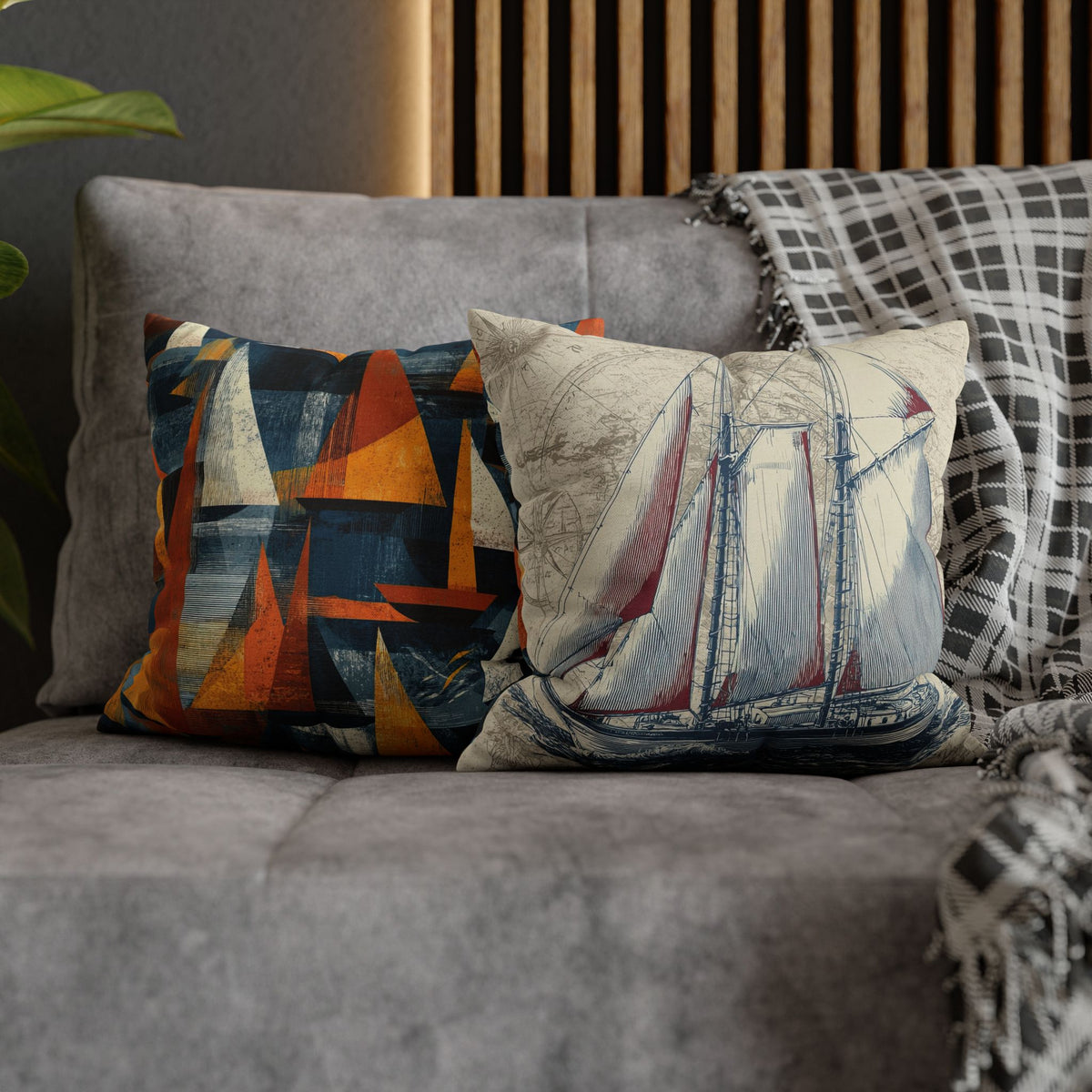 Spun Polyester Square Pillowcase 11