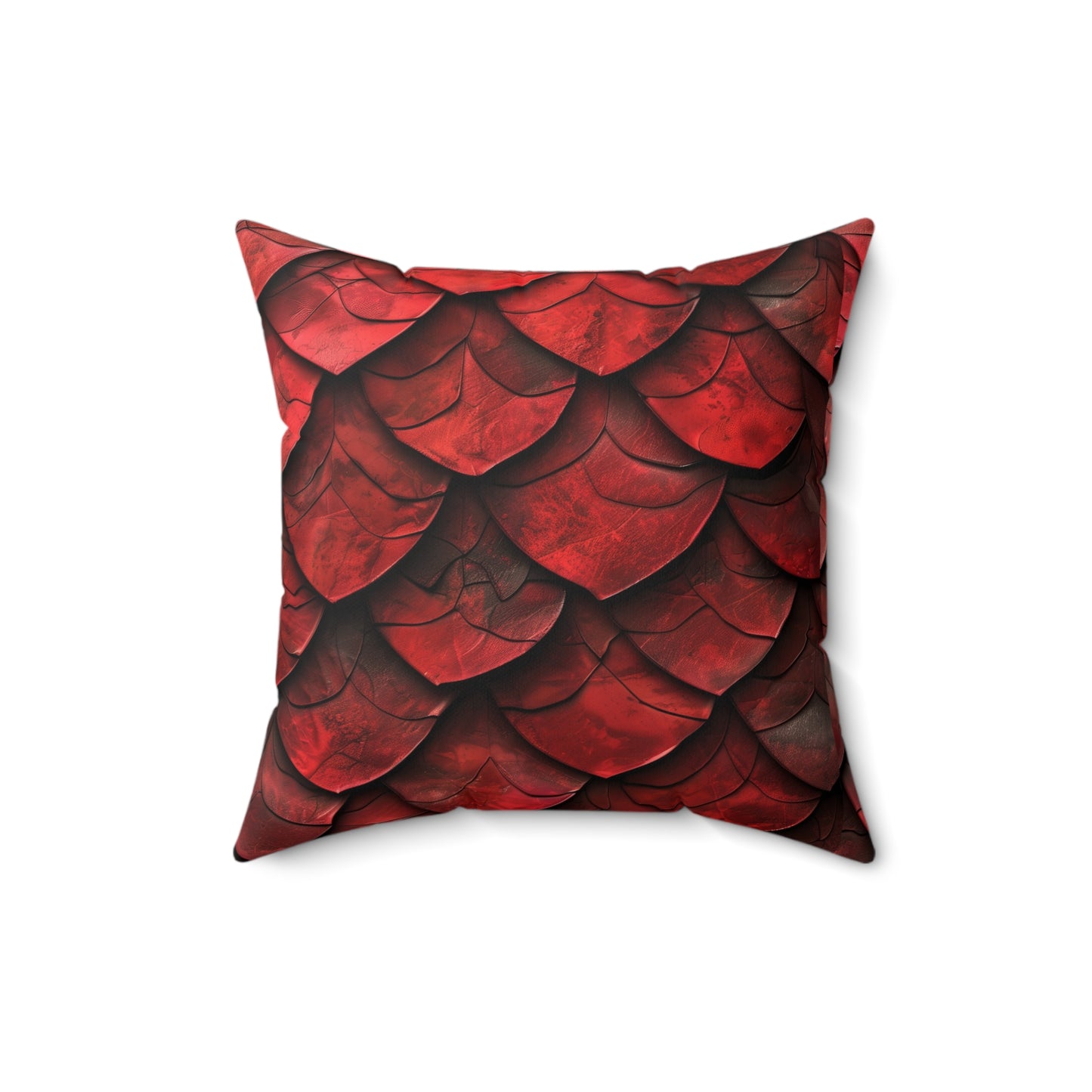 Dragon Scale Red Pillow Add Mystical Charm to Your Home Decor