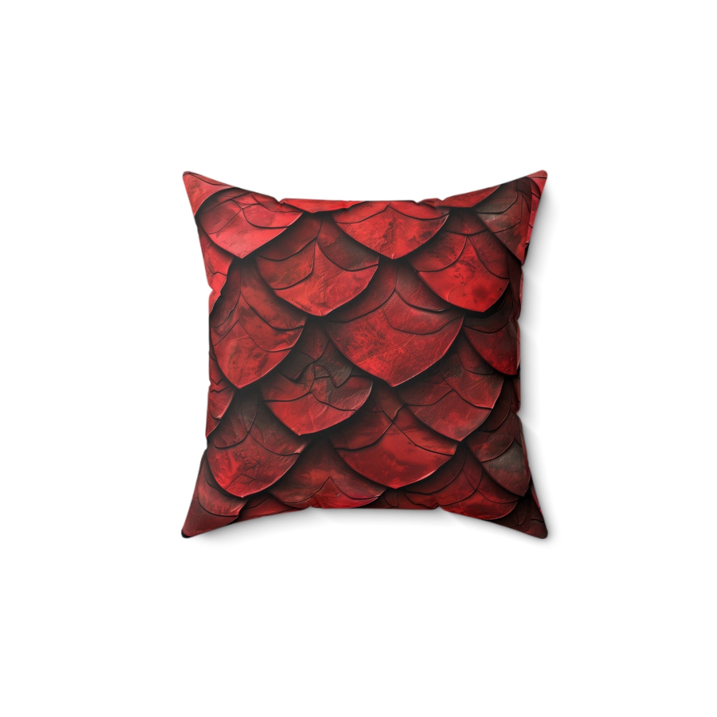 Dragon Scale Red Pillow Add Mystical Charm to Your Home Decor