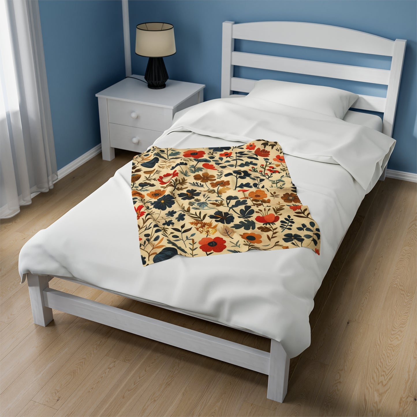 Velveteen Fleece Cottagecore: Embrace Rustic Flowers
