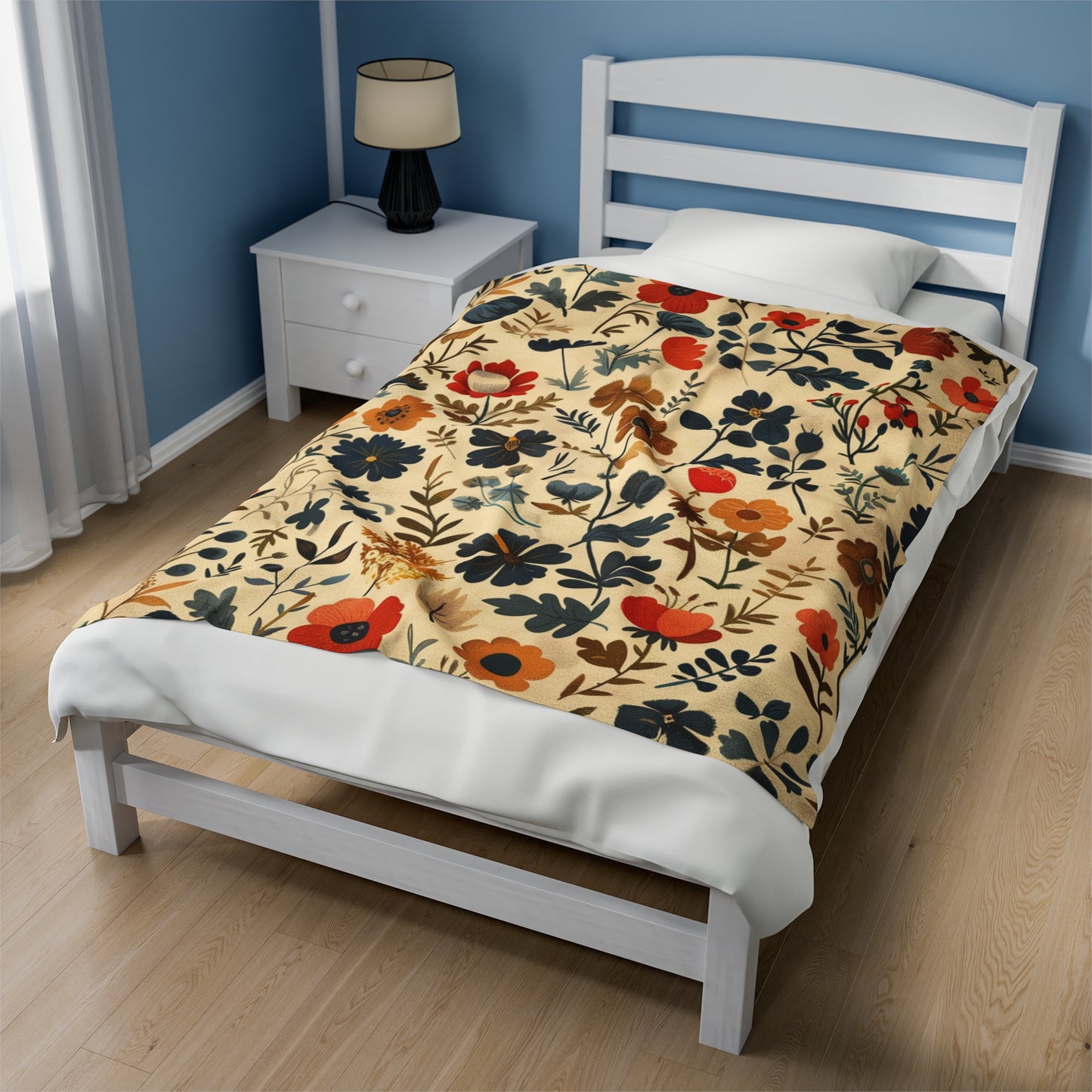 Velveteen Fleece Cottagecore: Embrace Rustic Flowers