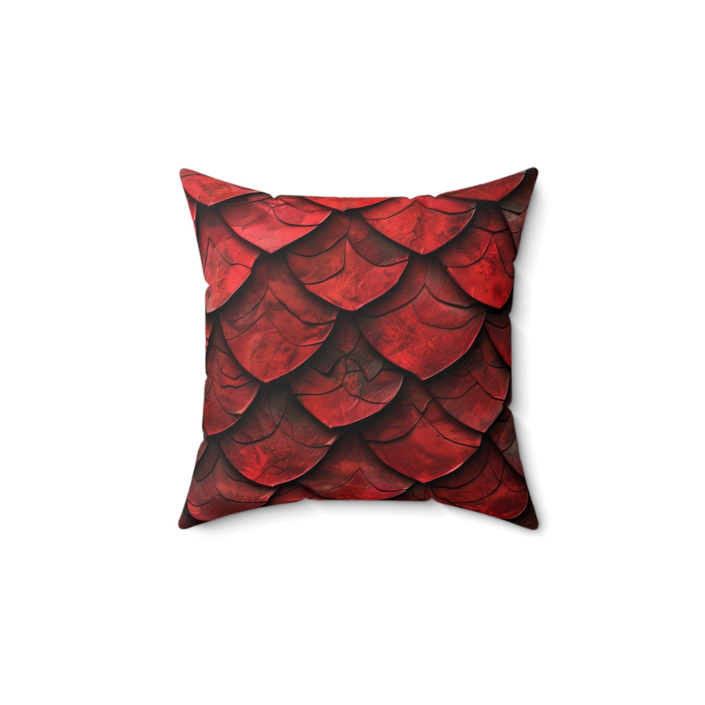 Dragon Scale Red Pillow Add Mystical Charm to Your Home Decor