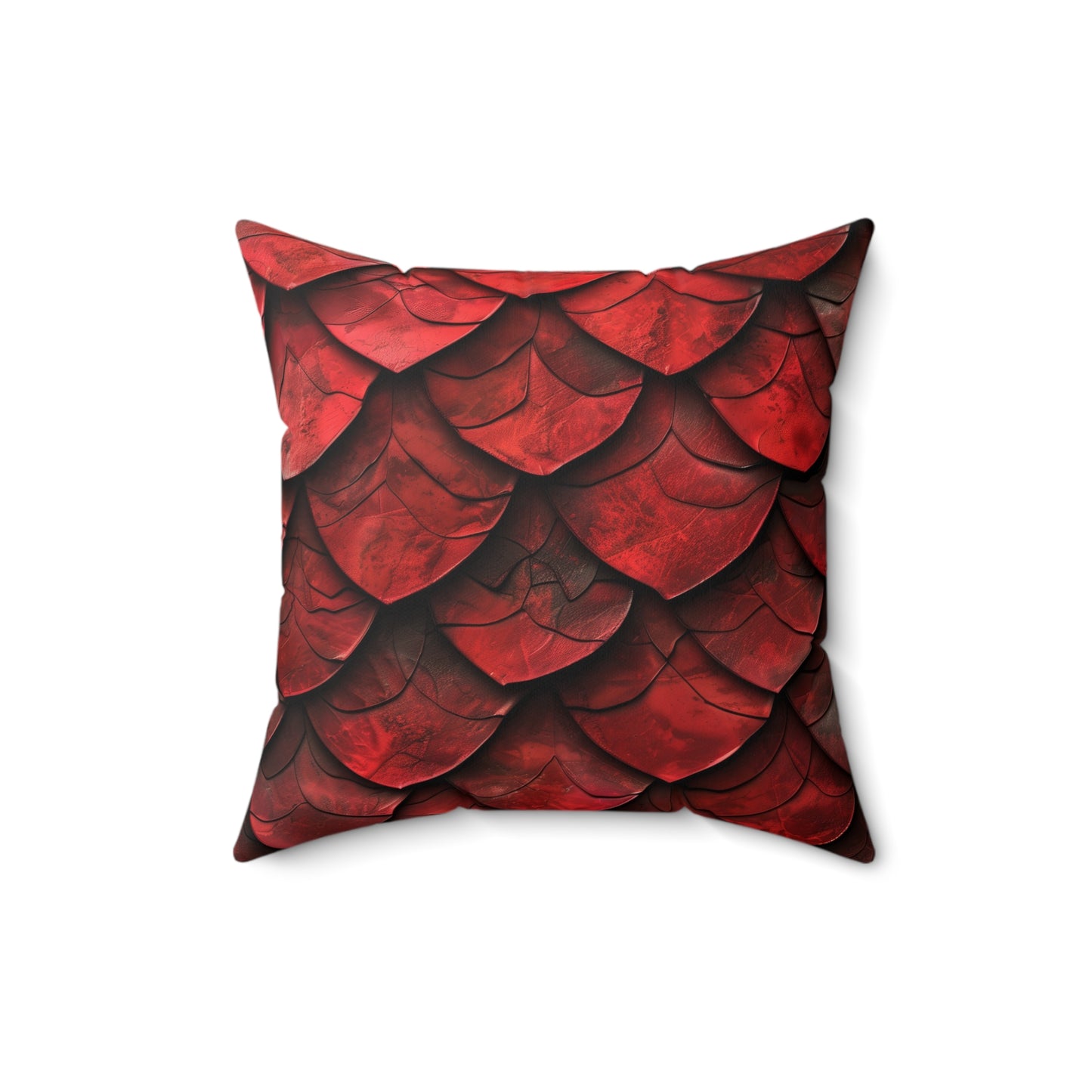 Dragon Scale Red Pillow Add Mystical Charm to Your Home Decor