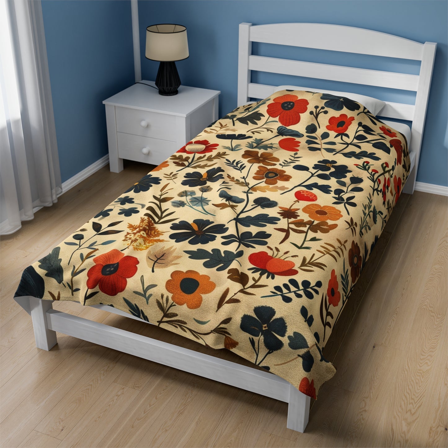 Velveteen Fleece Cottagecore: Embrace Rustic Flowers