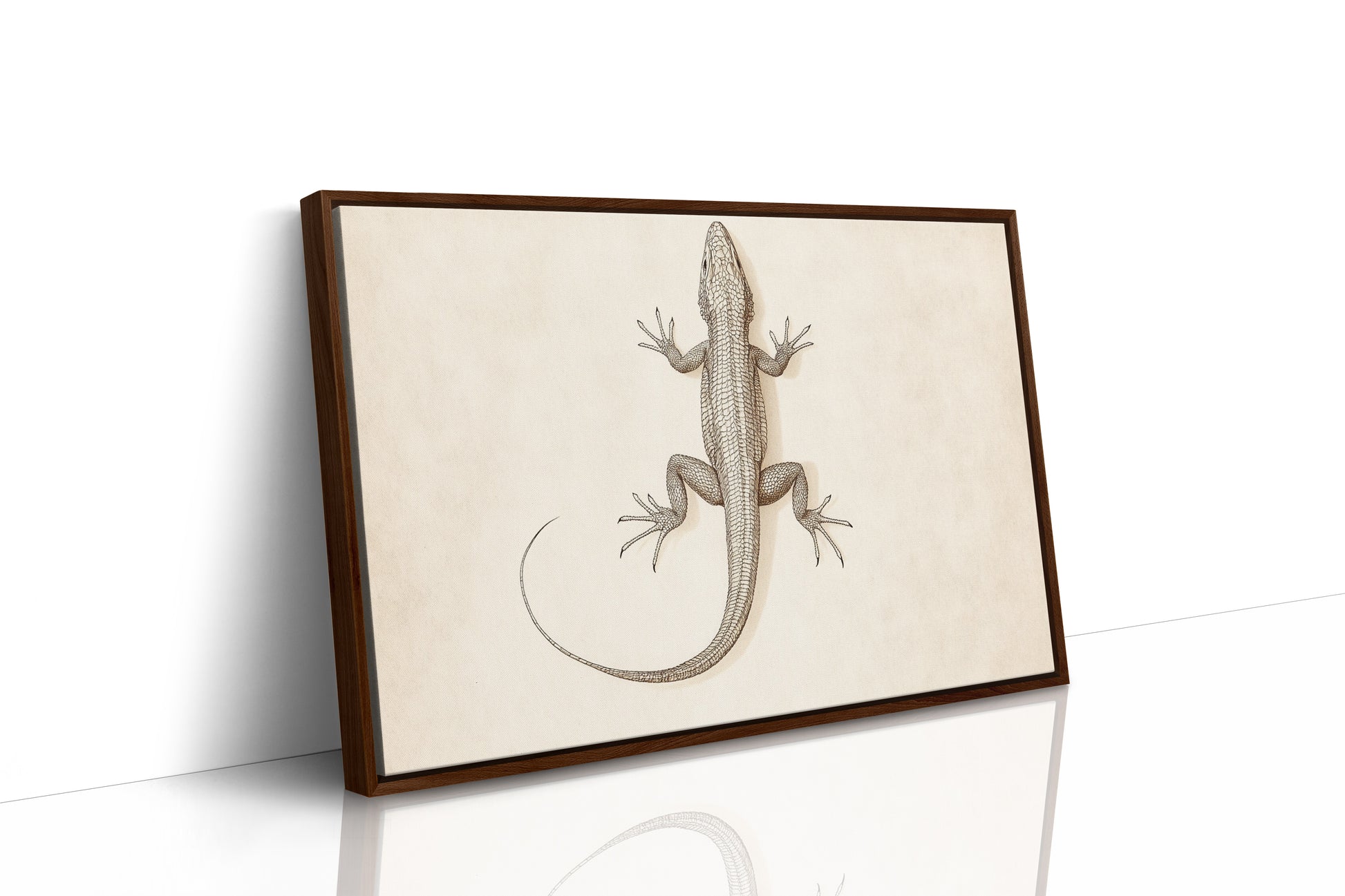 Brown Framed Canvas image 1
