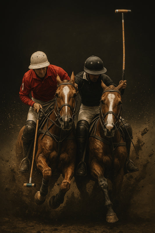 Gallery image 1 for Dynamic Polo Action Print: Perfect for Sports Enthusiasts