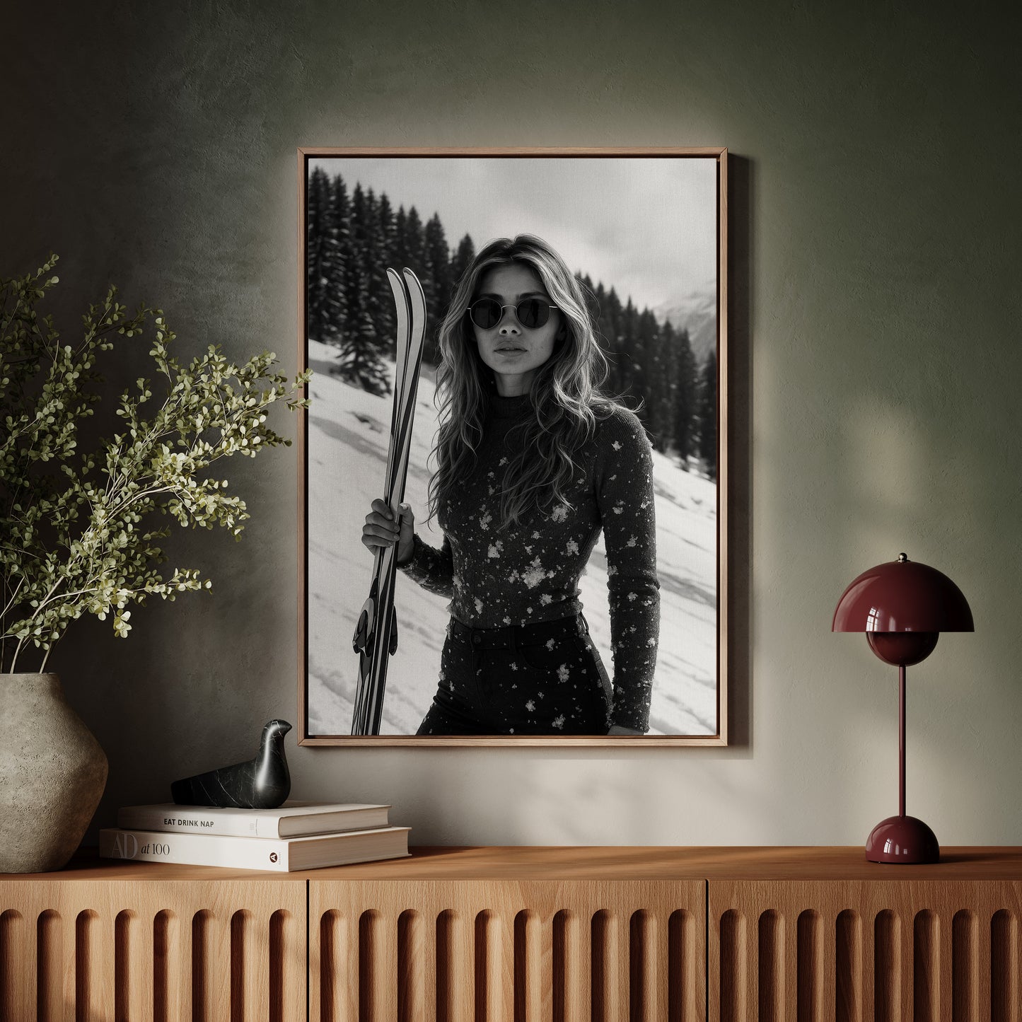 Gallery image 8 for Chic Winter Ski Wear - Snowflake Print Sweater for Women
