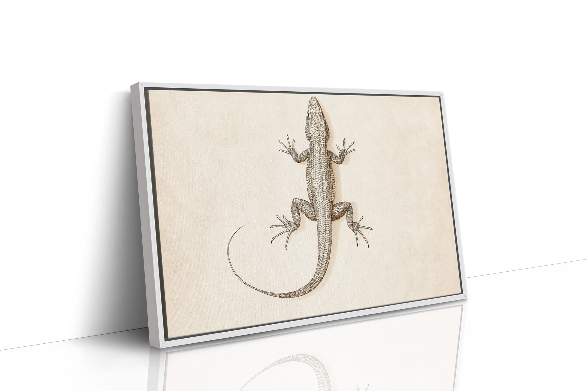 White Framed Canvas image 1